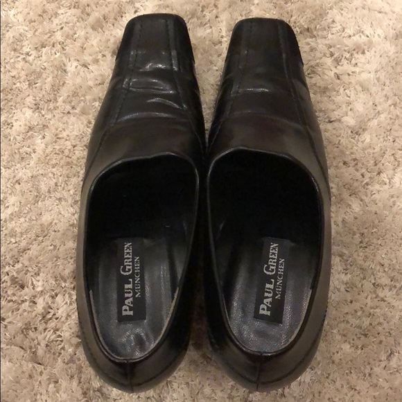 Paul Green Munchen Black Leather Shootie Heels - Picture 6 of 8